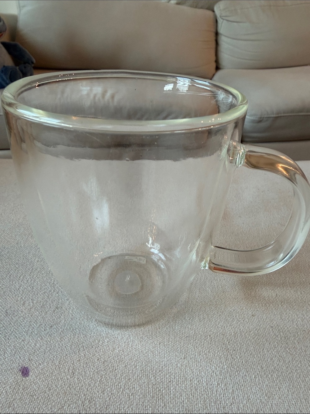Bodum Clear Double-Wall Glass Coffee Mug